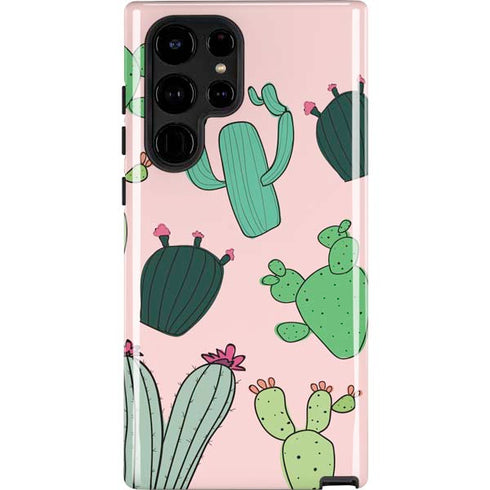 Cactus Print Galaxy Cases
